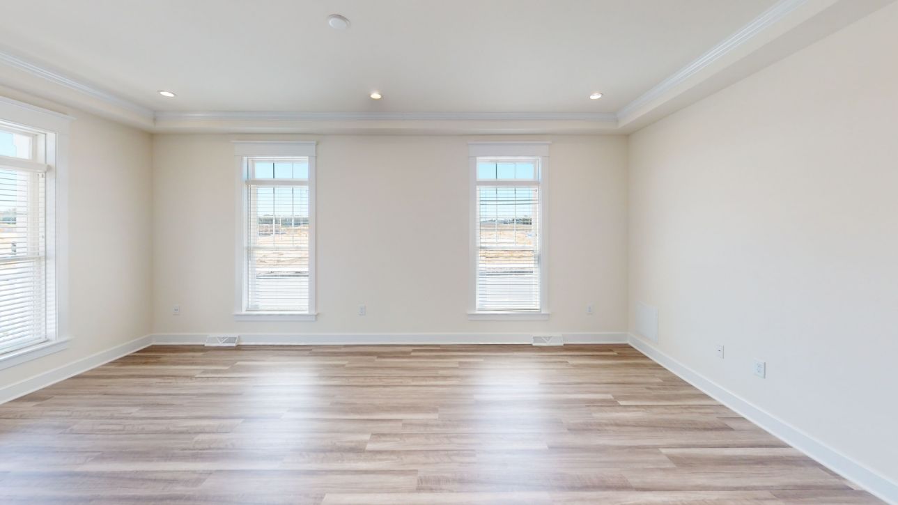 Room with three windows