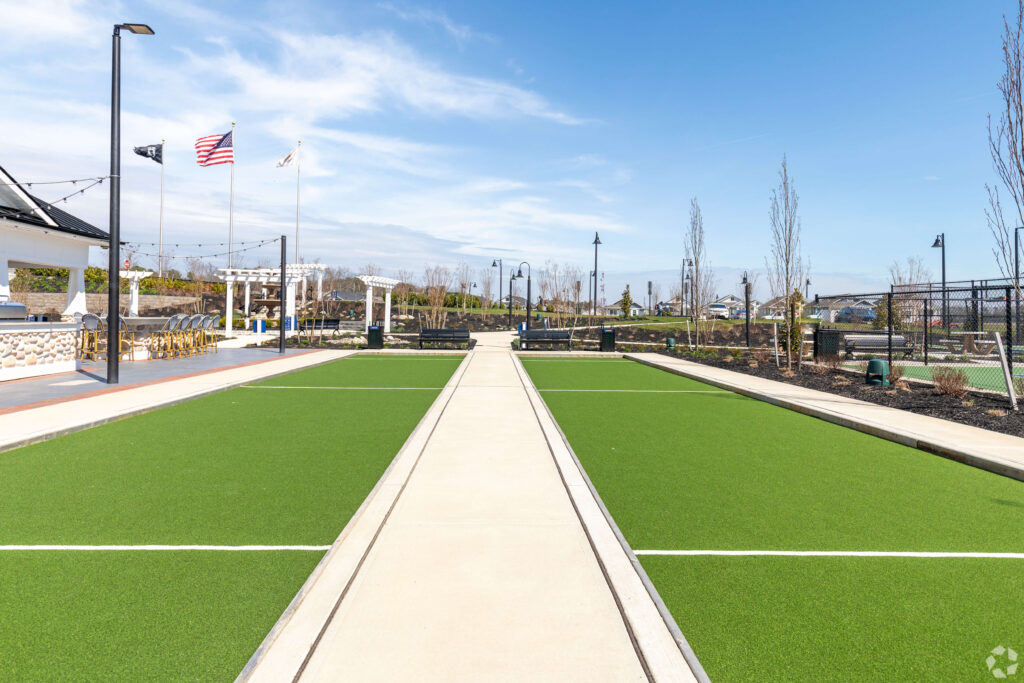 Bocce ball courts