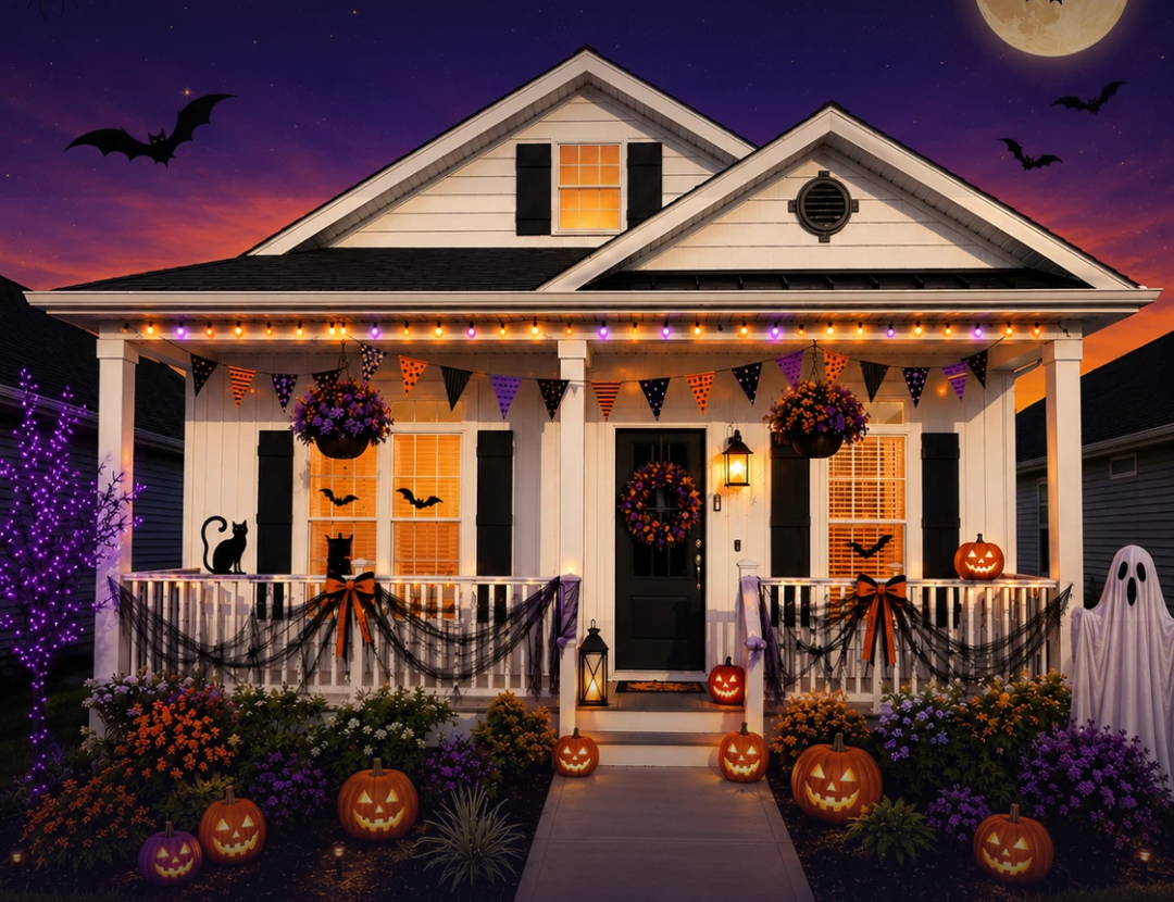 Spookiest Cottage Front Porch Decorating Contest